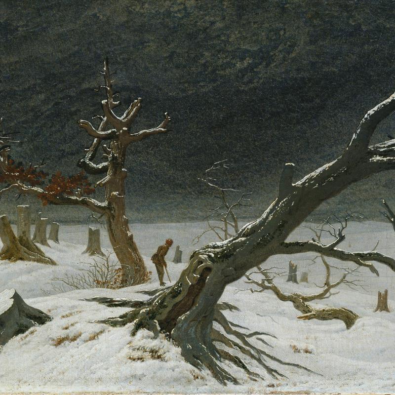 Caspar David Friedrich, Winterlandschaft (1811) Caspar David Friedrich, Winterlandschaft (1811)