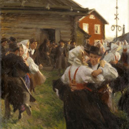 Anders Zorn, Midsommerdans (1897)