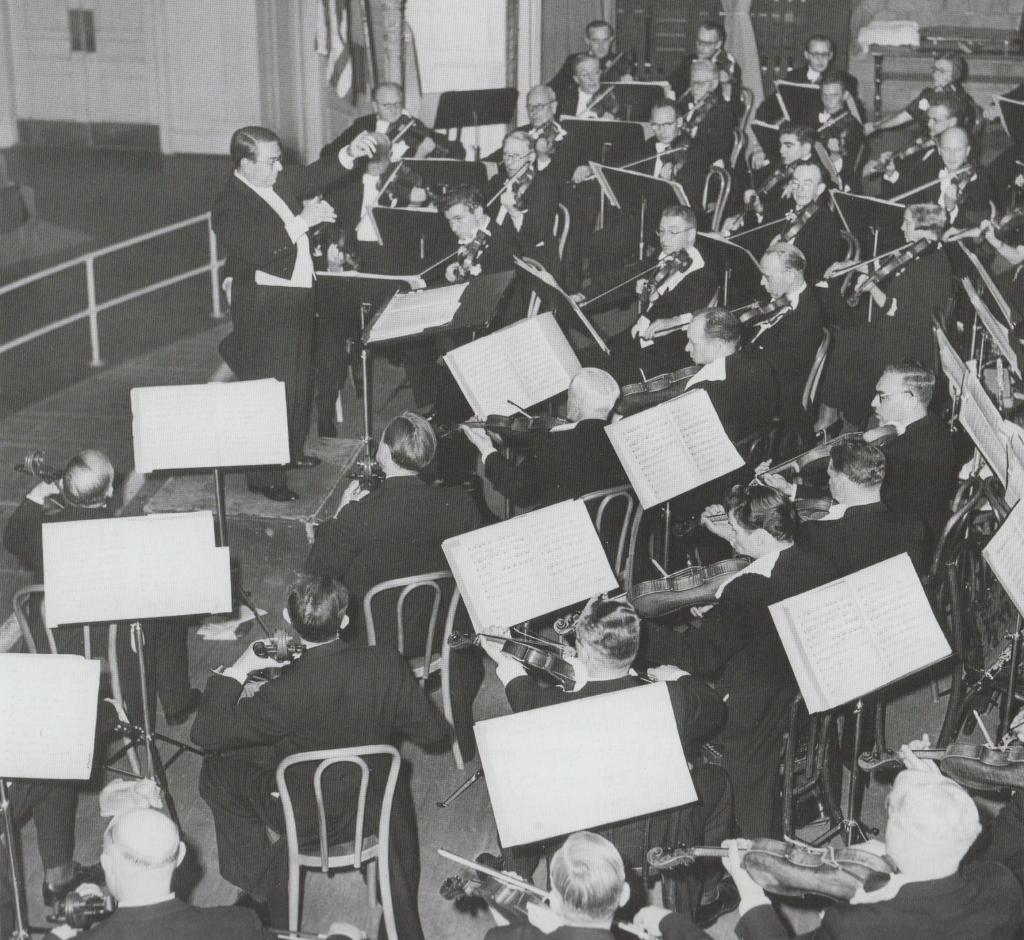 Thomas Jensen og Radiosymfoniorkestret, USA-turnéen 1958.